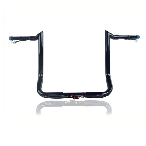 THROTHUNDER 1-1/4'' Pre-wired Ape Hanger Handlebars for Harley 2014-Up Street Glide, Electra THROTHUNDER 1-1/4'' Pre-wired Ape Hanger Handlebars for Harley 2014-Up Street Glide, Electra
