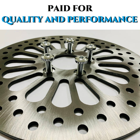 TIMELESS SPOKE 11.8 Front Rotor for Harley Dyna Rotor, Softail Rotor, Sportster Rotor Upgrade TIMELESS SPOKE 11.8 Front Rotor for Harley Dyna Rotor, Softail Rotor, Sportster Rotor Upgrade