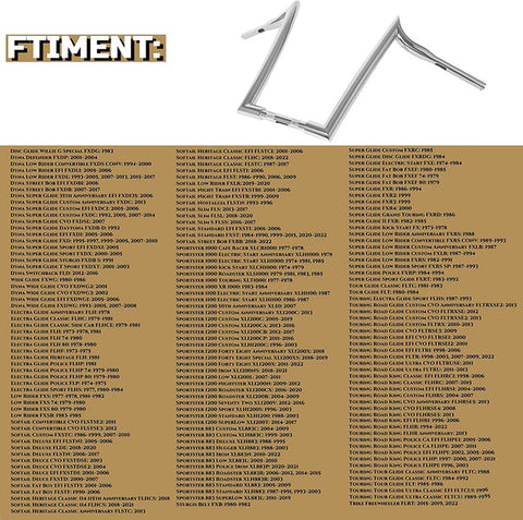 THROTHUNDER 1-1/2" Chrome 16" Ape Hanger Handlebar for Harley Touring Softail Dyna Sportste THROTHUNDER 1-1/2" Chrome 16" Ape Hanger Handlebar for Harley Touring Softail Dyna Sportste