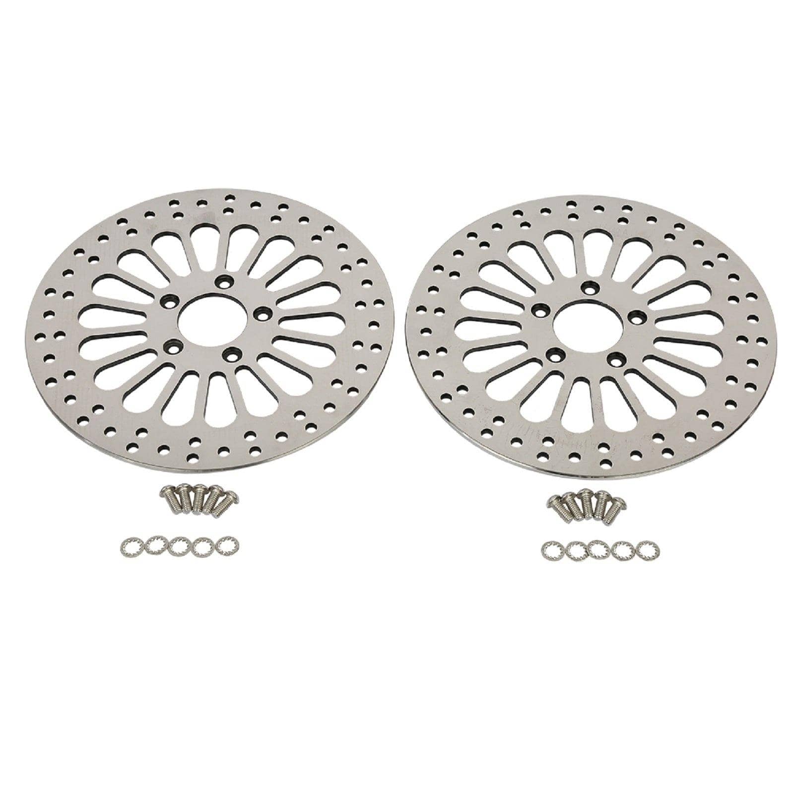 2 Pcs Front 11.8'' Brake Rotors for Harley Davidson Touring 2008-2013 Models, Awesome Performance No Vibration Rust-proof Brakes Rotors for Harley Touring Front Wheel HDRT-1103 - SHARKROAD 2 Pcs Front 11.8'' Brake Rotors for Harley Davidson Touring 2008-2013 Models, Awesome Performance No Vibration Rust-proof Brakes Rotors for Harley Touring Front Wheel HDRT-1103 - SHARKROAD