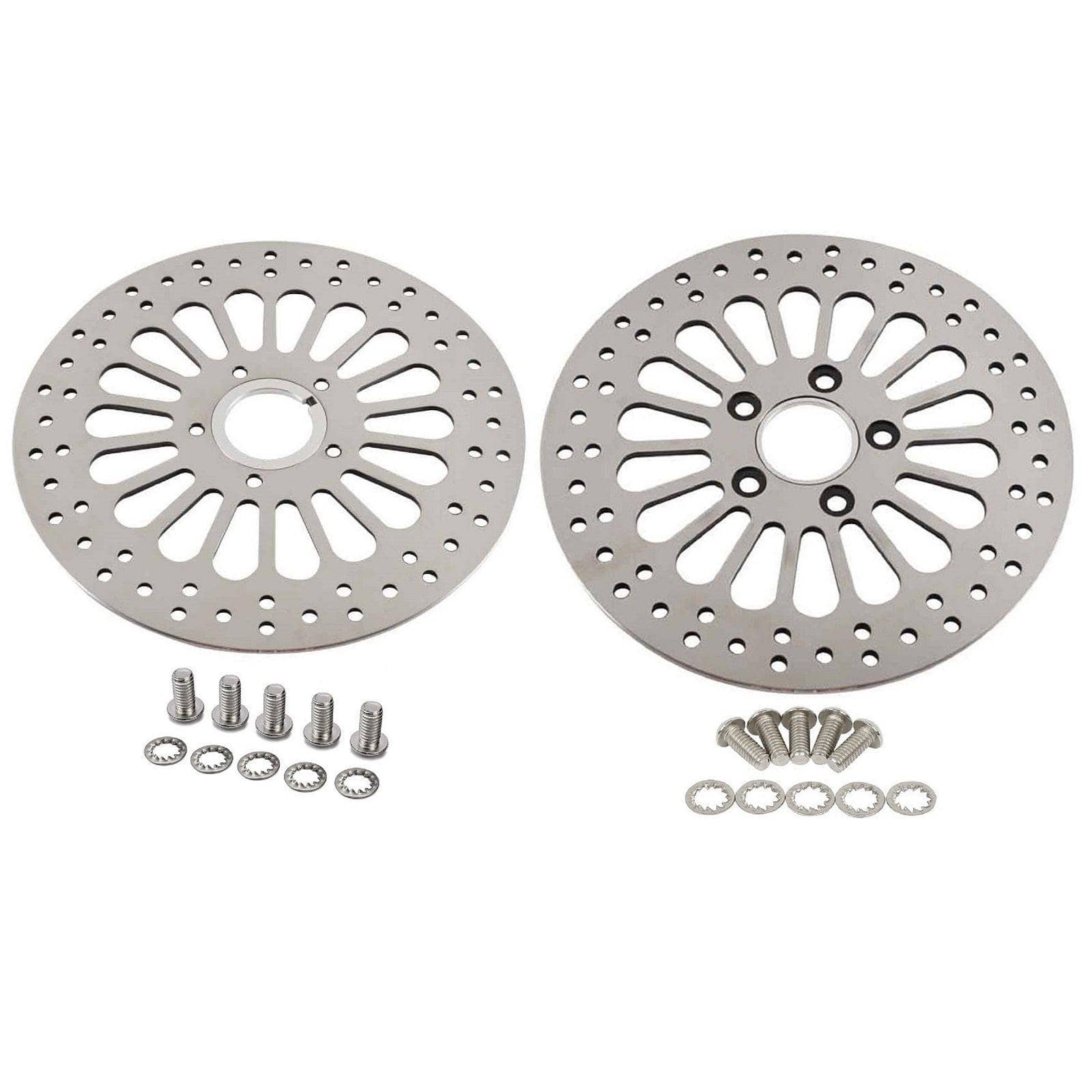 1 Piece Front Rotor and 1 Piece Rear Rotor 11.5'' for Harley Davidson Touring Sportster Softail Dyna Rotor System Updating, Great Performance Brake Rotor for harley davidson Motorcycle Model HDRT-1004 - SHARKROAD 1 Piece Front Rotor and 1 Piece Rear Rotor 11.5'' for Harley Davidson Touring Sportster Softail Dyna Rotor System Updating, Great Performance Brake Rotor for harley davidson Motorcycle Model HDRT-1004 - SHARKROAD