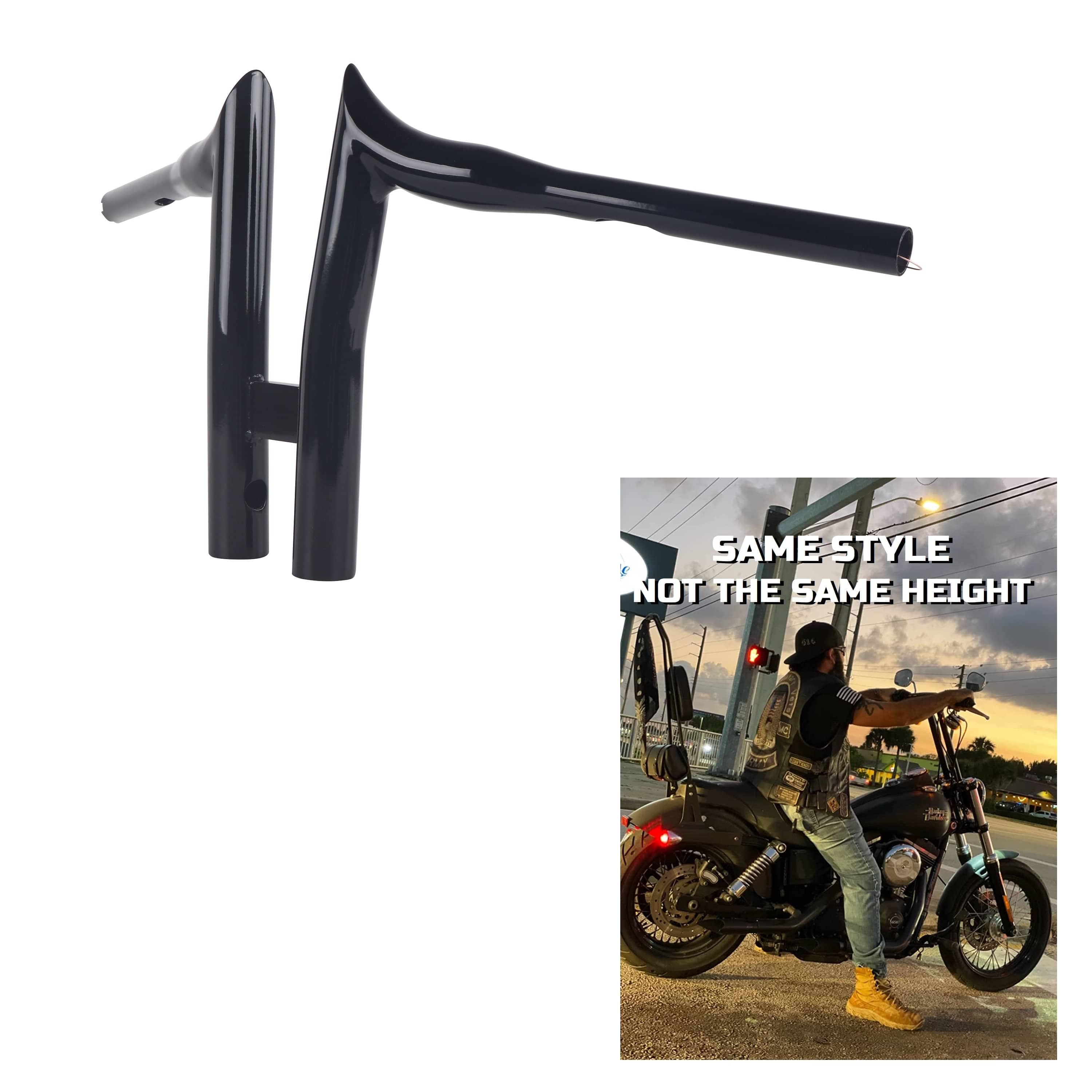 FATFLEX 1.5 Inch Strong & Solid T HandleBars for Harley Davidson
