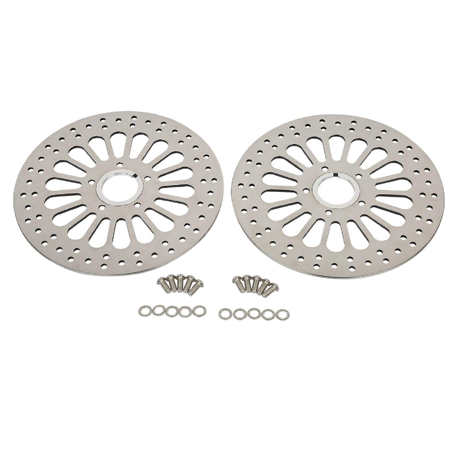 2 Pieces Front Rotors for Harley Davidson Brake System, Two-11.5'' Front Rotor for Harley Touring Sportster Softail Dyna Front Wheel, Vibration Proof Hardened Stainless Steel Brake Rotors HDRT-1003 - SHARKROAD 2 Pieces Front Rotors for Harley Davidson Brake System, Two-11.5'' Front Rotor for Harley Touring Sportster Softail Dyna Front Wheel, Vibration Proof Hardened Stainless Steel Brake Rotors HDRT-1003 - SHARKROAD
