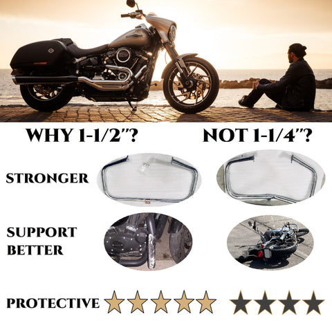 1.5 Inch Big Dude Crash Bars for Harley Davidson Street 500, Street 750, Rod 750 1.5 Inch Big Dude Crash Bars for Harley Davidson Street 500, Street 750, Rod 750