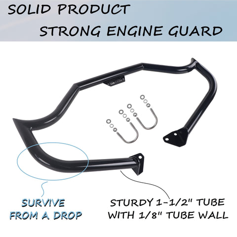 RINGSHARK 1.5 INCH FAT Crash Bar for Dyna 2006-2017 Street Bob, Fat Bob, Wide Glide Models, Strong Engine Guard for Dyna Crash Bars Installing or Upgrade, Killing Highway Bar for Harley Dyna Engine Guard RINGSHARK 1.5 INCH FAT Crash Bar for Dyna 2006-2017 Street Bob, Fat Bob, Wide Glide Models, Strong Engine Guard for Dyna Crash Bars Installing or Upgrade, Killing Highway Bar for Harley Dyna Engine Guard
