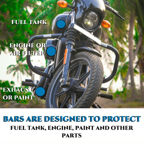 RETRO DEMAND 1.5-INCH Solid Crash Bars for Harley Davidson 1995-up Touring Crash Bar Update RETRO DEMAND 1.5-INCH Solid Crash Bars for Harley Davidson 1995-up Touring Crash Bar Update