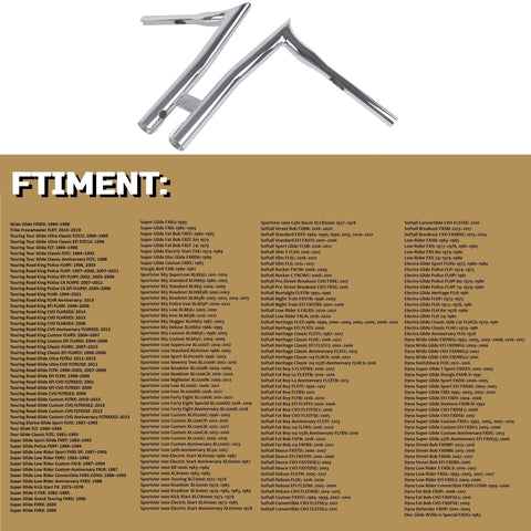 FATFLEX 1.5 Inch Strong & Solid T HandleBars for Harley Davidson Touring, Softail, Dyna FATFLEX 1.5 Inch Strong & Solid T HandleBars for Harley Davidson Touring, Softail, Dyna