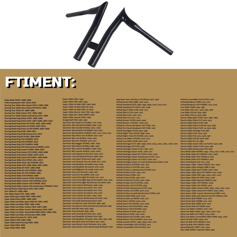 FATFLEX 1.5 Inch Strong & Solid T HandleBars for Harley Davidson Touring, Softail, Dyna FATFLEX 1.5 Inch Strong & Solid T HandleBars for Harley Davidson Touring, Softail, Dyna