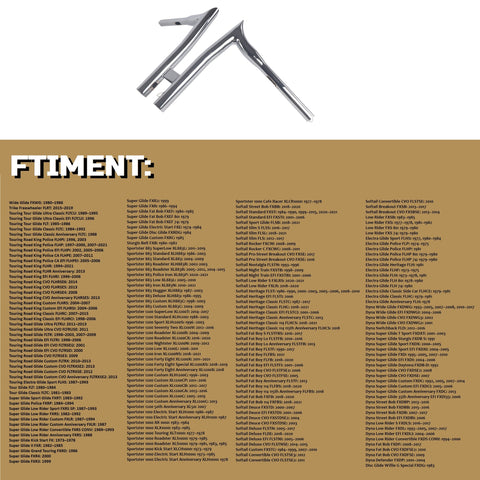 FATFLEX 1.5 Inch Strong & Solid T HandleBars for Harley Davidson Touring, Softail, Dyna FATFLEX 1.5 Inch Strong & Solid T HandleBars for Harley Davidson Touring, Softail, Dyna