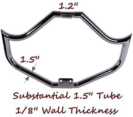 FAT 1.5 INCH Engine Guards,  Meat-hook Killing Looks Crash Bars, Gloss Chrome Highway Bars For 2004-2021 Harley Sportster FAT 1.5 INCH Engine Guards,  Meat-hook Killing Looks Crash Bars, Gloss Chrome Highway Bars For 2004-2021 Harley Sportster
