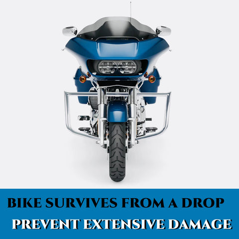 RETRO DEMAND 1.5-INCH Solid Crash Bars for Harley Davidson 1995-up Touring Crash Bar Update RETRO DEMAND 1.5-INCH Solid Crash Bars for Harley Davidson 1995-up Touring Crash Bar Update