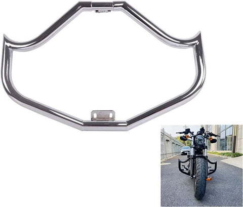 FAT 1.5 INCH Engine Guards,  Meat-hook Killing Looks Crash Bars, Gloss Chrome Highway Bars For 2004-2021 Harley Sportster FAT 1.5 INCH Engine Guards,  Meat-hook Killing Looks Crash Bars, Gloss Chrome Highway Bars For 2004-2021 Harley Sportster