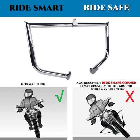 RETRO DEMAND 1.5-INCH Solid Crash Bars for Harley Davidson 1995-up Touring Crash Bar Update RETRO DEMAND 1.5-INCH Solid Crash Bars for Harley Davidson 1995-up Touring Crash Bar Update