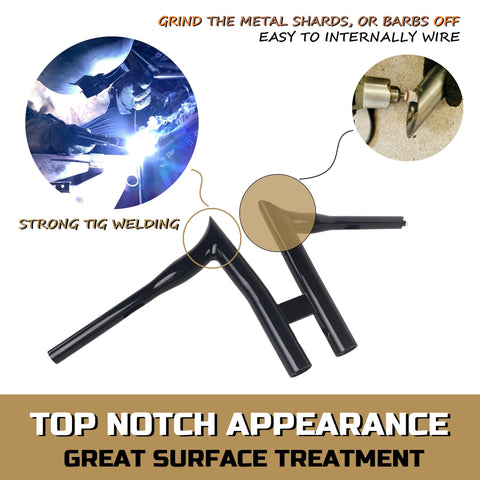 FATFLEX 1.5 Inch Strong & Solid T HandleBars for Harley Davidson Touring, Softail, Dyna FATFLEX 1.5 Inch Strong & Solid T HandleBars for Harley Davidson Touring, Softail, Dyna