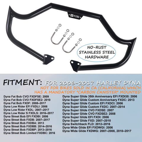 RINGSHARK 1.5 INCH FAT Crash Bar for Dyna 2006-2017 Street Bob, Fat Bob, Wide Glide Models, Strong Engine Guard for Dyna Crash Bars Installing or Upgrade, Killing Highway Bar for Harley Dyna Engine Guard RINGSHARK 1.5 INCH FAT Crash Bar for Dyna 2006-2017 Street Bob, Fat Bob, Wide Glide Models, Strong Engine Guard for Dyna Crash Bars Installing or Upgrade, Killing Highway Bar for Harley Dyna Engine Guard