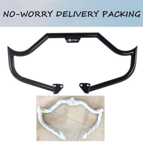 RINGSHARK 1.5 INCH FAT Crash Bar for Dyna 2006-2017 Street Bob, Fat Bob, Wide Glide Models, Strong Engine Guard for Dyna Crash Bars Installing or Upgrade, Killing Highway Bar for Harley Dyna Engine Guard RINGSHARK 1.5 INCH FAT Crash Bar for Dyna 2006-2017 Street Bob, Fat Bob, Wide Glide Models, Strong Engine Guard for Dyna Crash Bars Installing or Upgrade, Killing Highway Bar for Harley Dyna Engine Guard