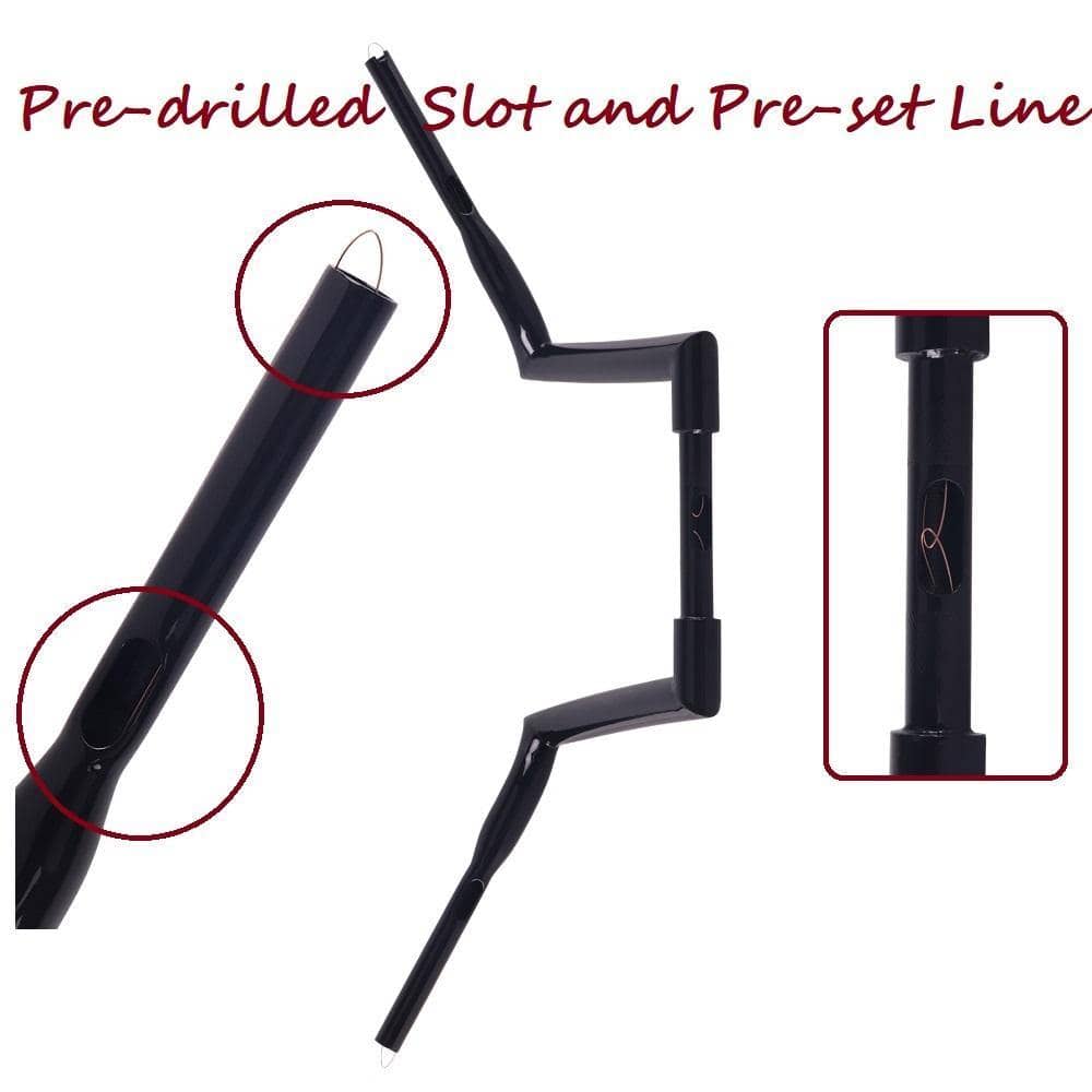 Massive 1 1/2 Inch Ape Hangers Handlebars, 16 Inch Black Handlebars for Harley Davidson Touring, Softail, Dyna, Sportster, Baggers, Dressers, EZ Mounting Wiring. - SHARKROAD Massive 1 1/2 Inch Ape Hangers Handlebars, 16 Inch Black Handlebars for Harley Davidson Touring, Softail, Dyna, Sportster, Baggers, Dressers, EZ Mounting Wiring. - SHARKROAD