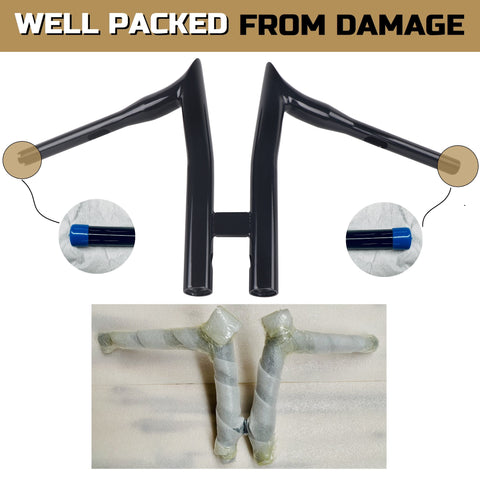 FATFLEX 1.5 Inch Strong & Solid T HandleBars for Harley Davidson Touring, Softail, Dyna FATFLEX 1.5 Inch Strong & Solid T HandleBars for Harley Davidson Touring, Softail, Dyna