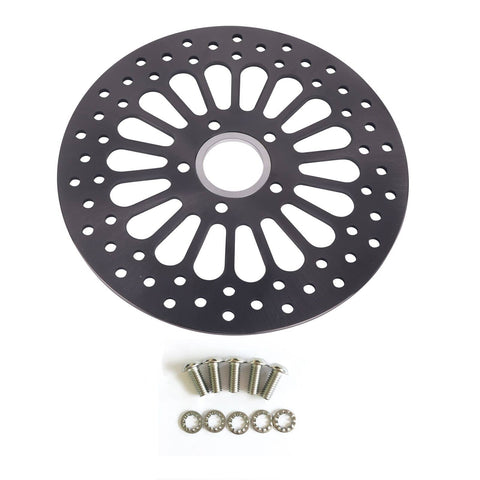 REVOROAR 1 Piece 11.5'' Rear Rotor for Harley Davidson, Gray Satin-Not Polished REVOROAR 1 Piece 11.5'' Rear Rotor for Harley Davidson, Gray Satin-Not Polished