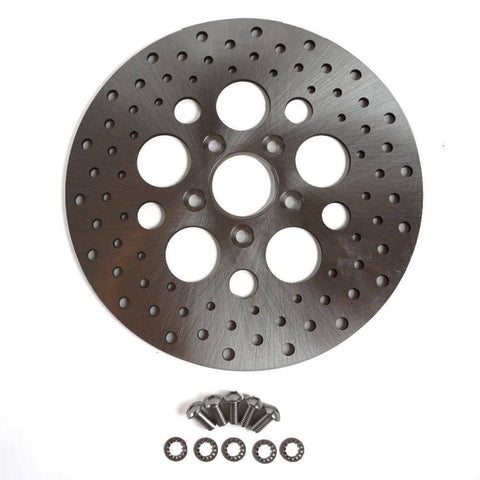 11.5" Rear Harley Brake Rotor Satin Polished SS Disc For Harley Touring Chopper HDRT-2002 - SHARKROAD 11.5" Rear Harley Brake Rotor Satin Polished SS Disc For Harley Touring Chopper HDRT-2002 - SHARKROAD