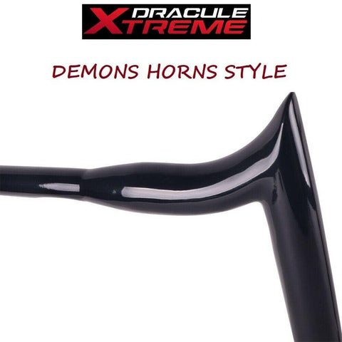 1-1/2" Chrome 16" Ape Hanger Handlebar for Harley Touring Softail Dyna Sportster - SHARKROAD 1-1/2" Chrome 16" Ape Hanger Handlebar for Harley Touring Softail Dyna Sportster - SHARKROAD