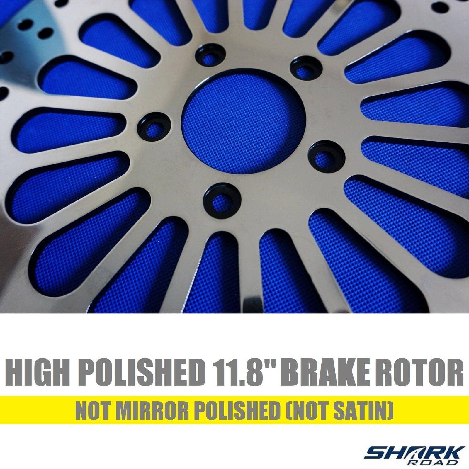 11.8" Mirror Polished Rear Brake Rotor – Harley Road King Street Glide Ultra – CRUIANAR
